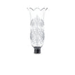 Baccarat Tulipe Hurricane Shade Scalloped Top Acanthus