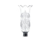 Baccarat Tulipe Hurricane Shade Scalloped Top Acanthus