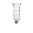 Baccarat Tulipe Hurricane Shade Scalloped Top Rice Grain