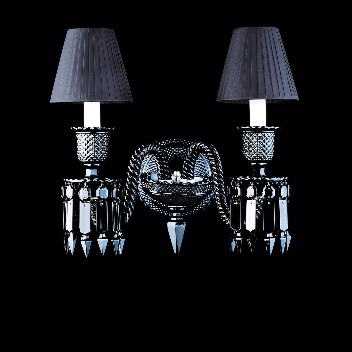 Baccarat Zénith Black Wall Sconce