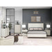 ART Furniture Blanc 2 Drawer Nightstand with Open Shelf