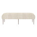 ART Furniture Blanc Bed Bench with Metal Legs