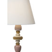 Lladro Firefly Table Lamp Pink and Golden Luster US