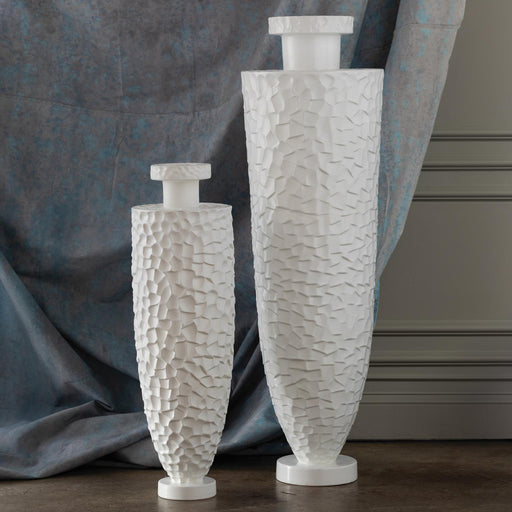 Global Views Monumental Chiseled Vase
