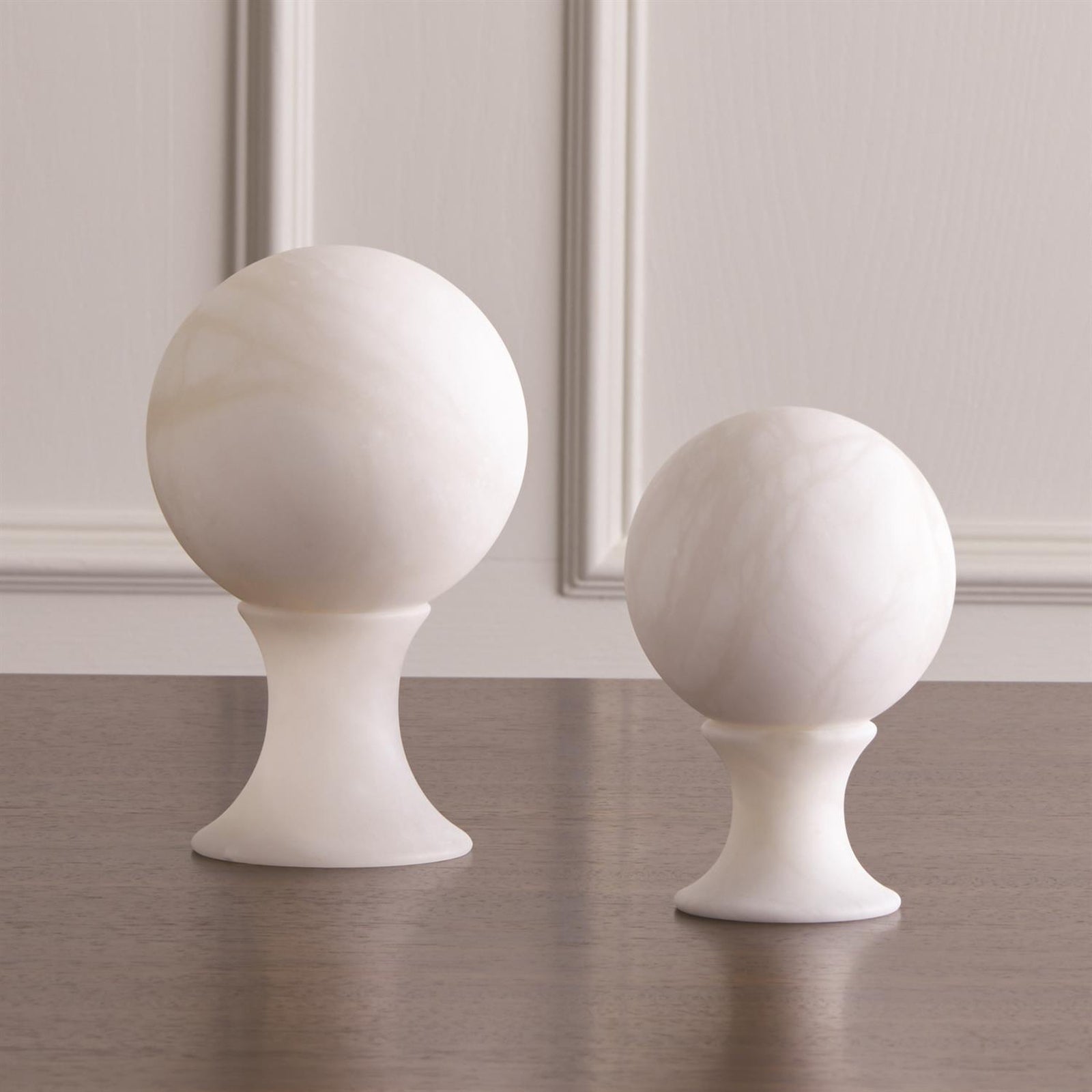 Global Views Alabaster Sphere Stand
