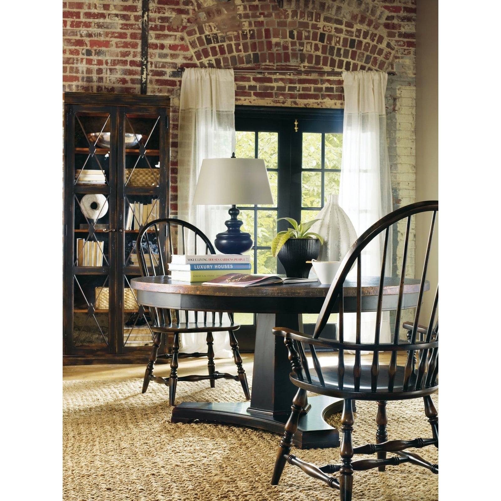 Hooker Furniture Sanctuary Two-Door Thin Display Cabinet
