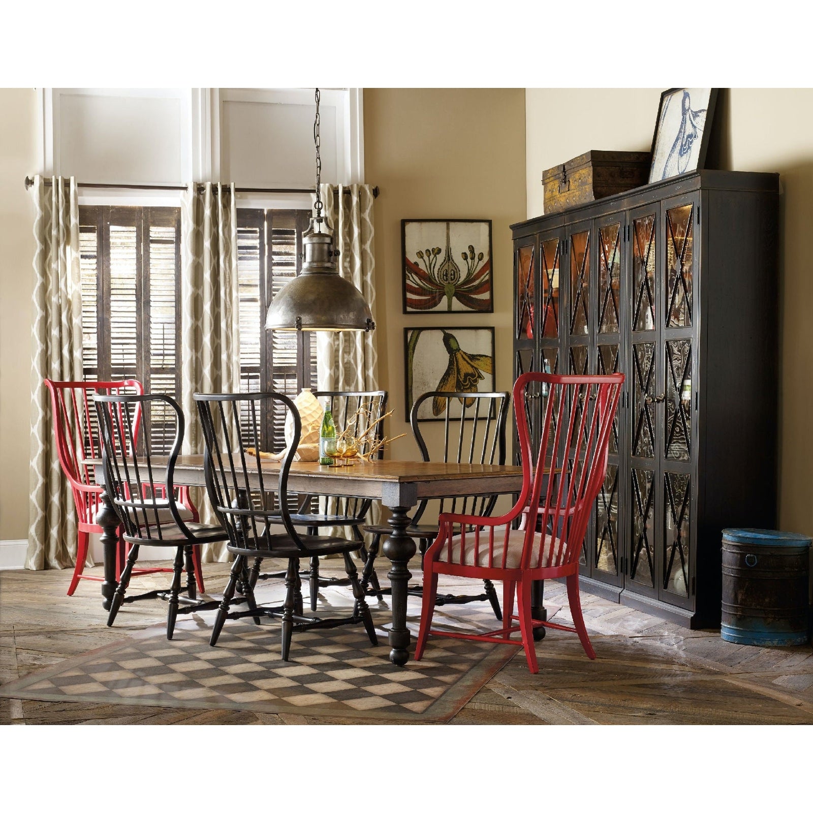 Hooker Furniture Sanctuary Two-Door Thin Display Cabinet