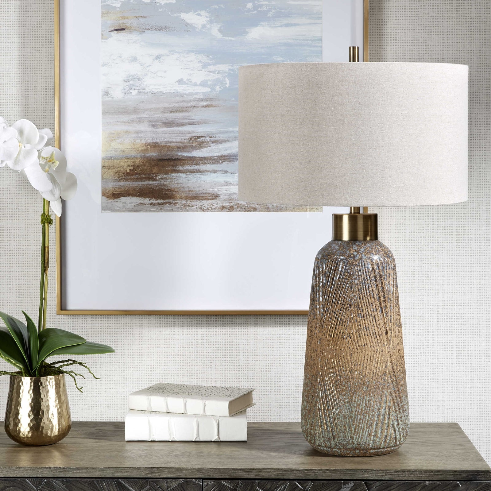 Uttermost Western Sky Ceramic Table Lamp