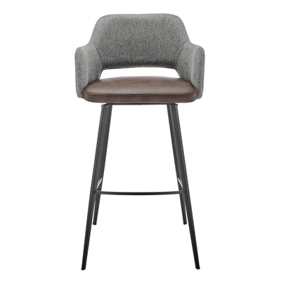Euro Style Desi Swivel Bar Stool Leatherette