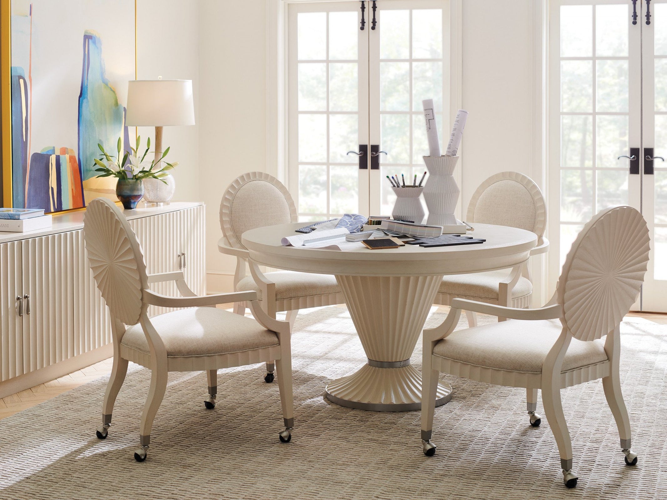 Sligh Cascades Preston Game Chair With Casters Customizable