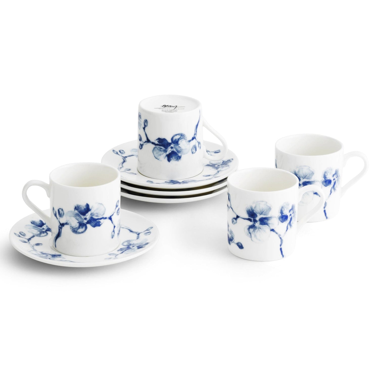 Michael Aram Blue Orchid Demitasse - Set of 4