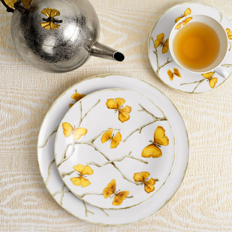 Michael Aram Butterfly Ginkgo Gold Dinnerware Salad Plate
