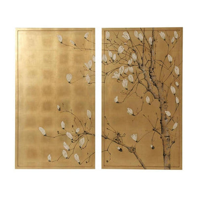 Theodore Alexander Spring Magnolias Wall Decor