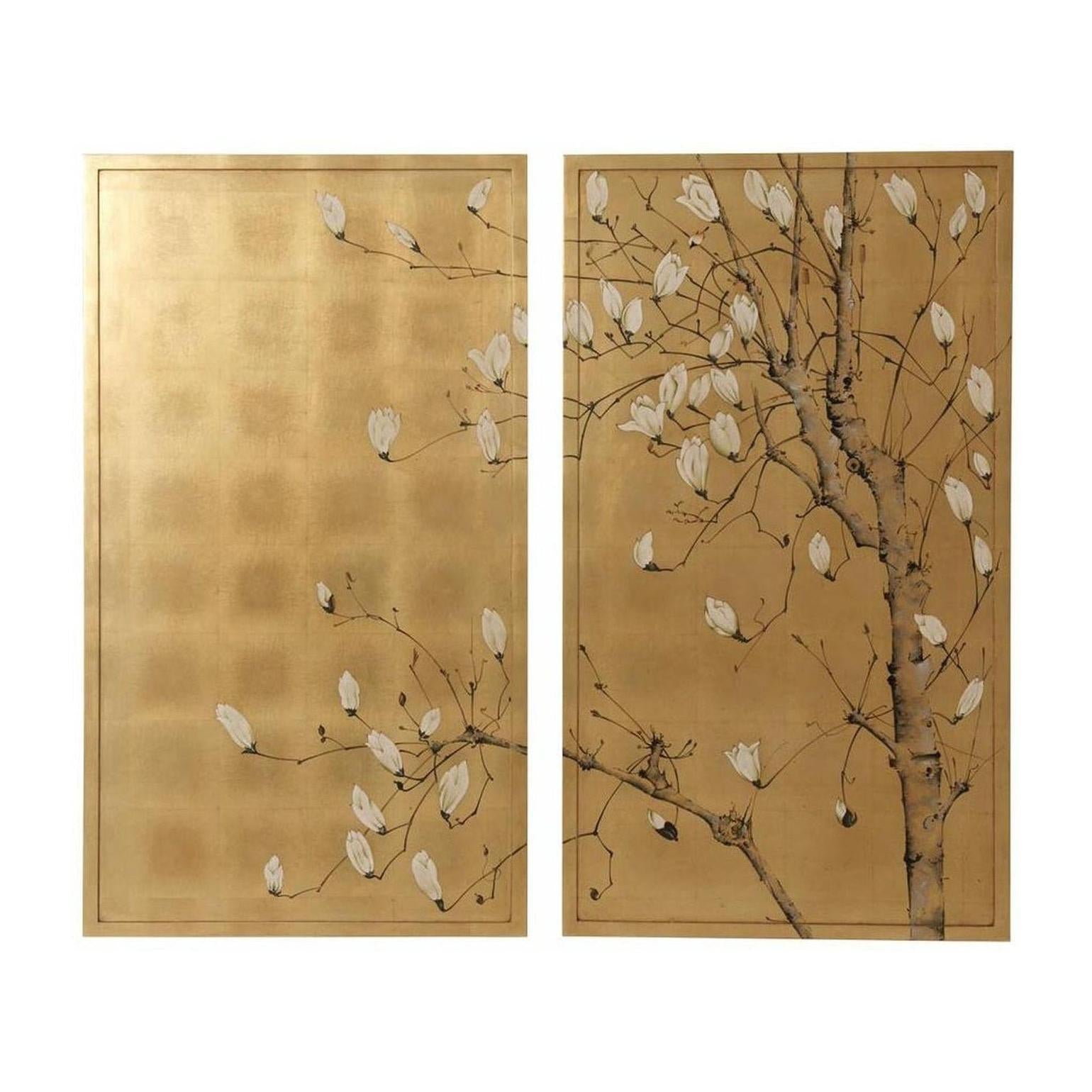 Theodore Alexander Spring Magnolias Wall Decor