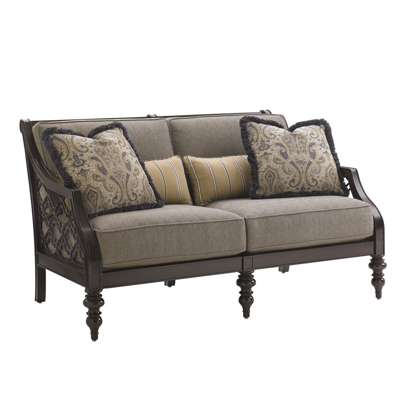 Tommy Bahama Outdoor Royal Kahala Black Sands Love Seat