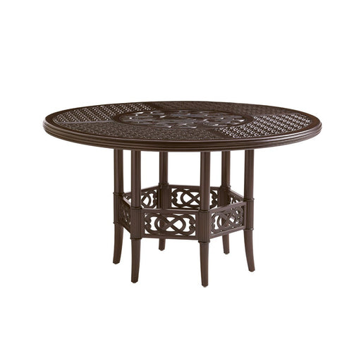 Tommy Bahama Outdoor Royal Kahala Black Sands Dining Table W/Cast Top
