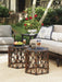 Tommy Bahama Outdoor Royal Kahala Black Sands Bunching Cocktail Table