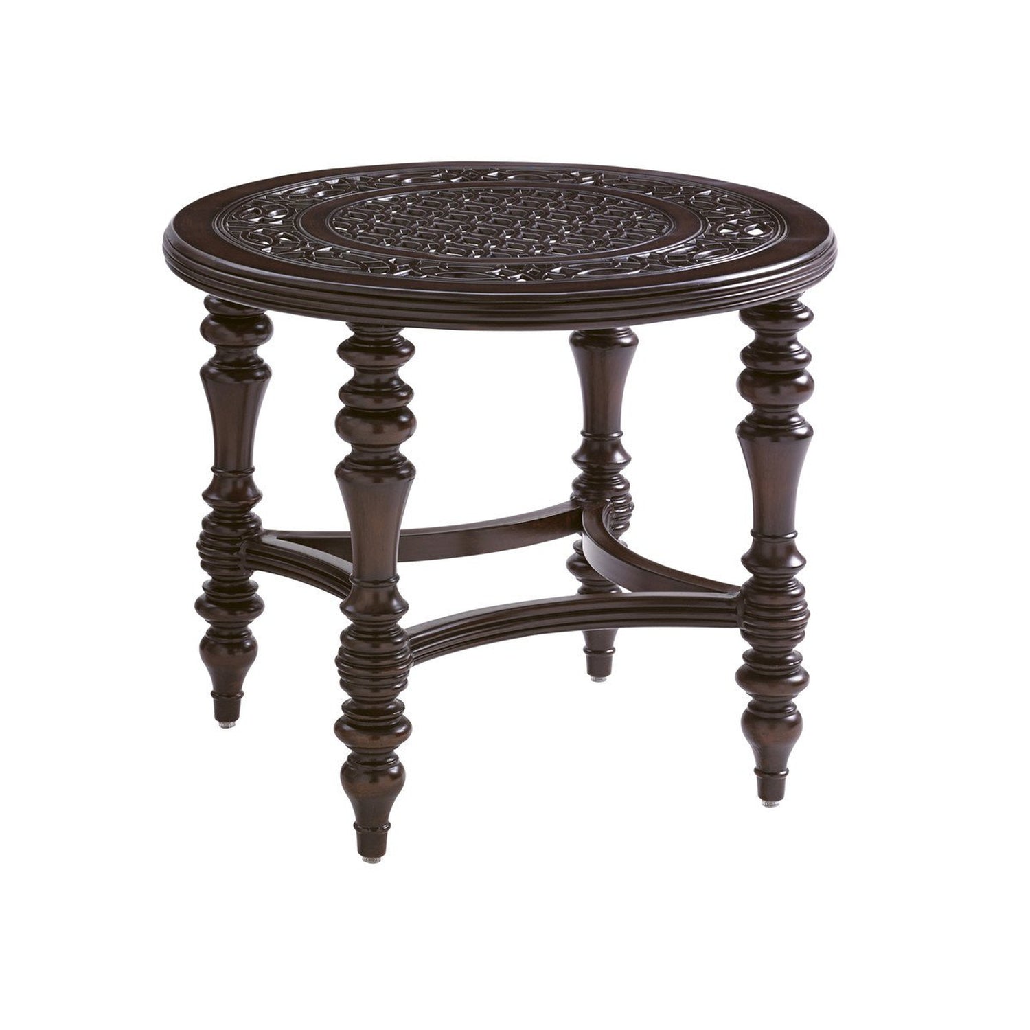 Tommy Bahama Outdoor Royal Kahala Black Sands Round End Table