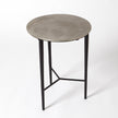 Global Views Circle Etched Accent Table