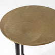 Global Views Circle Etched Accent Table