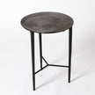 Global Views Circle Etched Accent Table