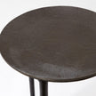 Global Views Circle Etched Accent Table