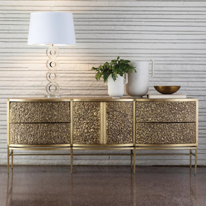 Global Views Crinkle Long Cabinet