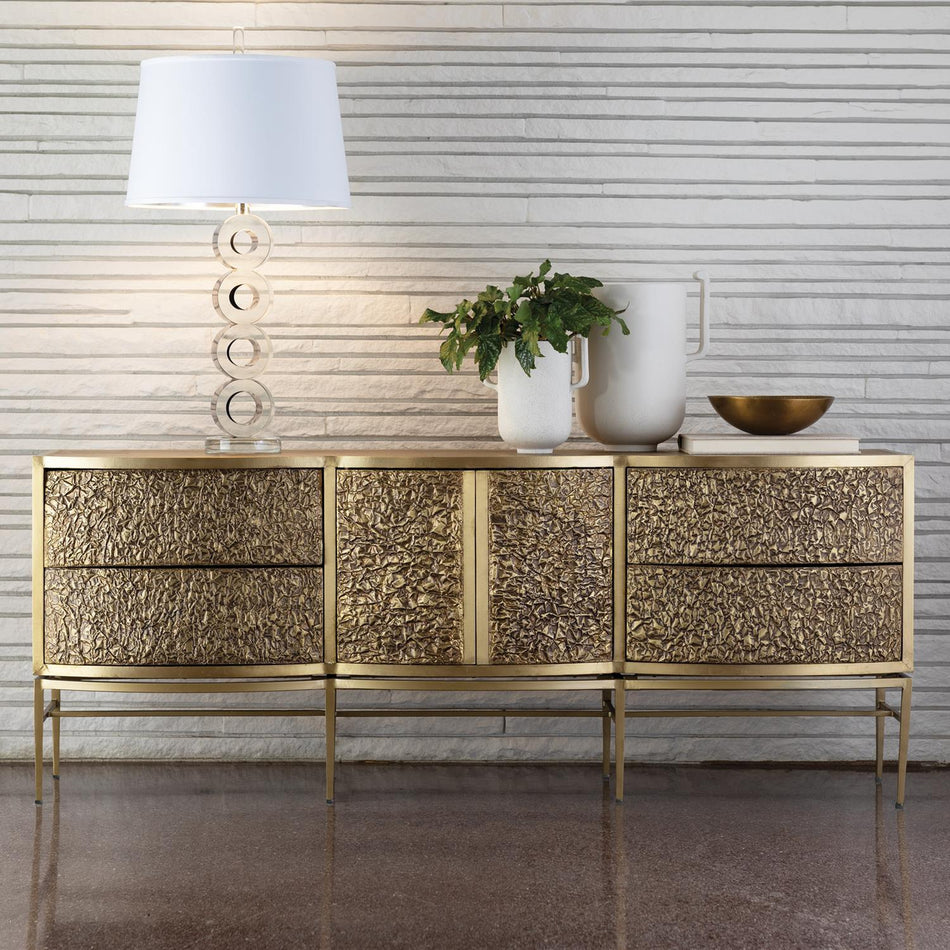 Global Views Crinkle Long Cabinet