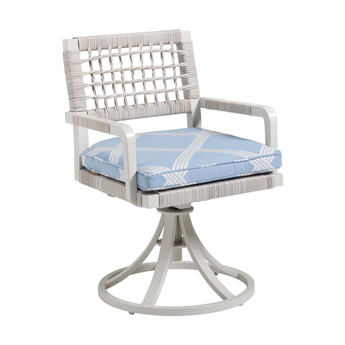 Tommy Bahama Outdoor Seabrook Swivel Rocker Arm Chair — Grayson Living