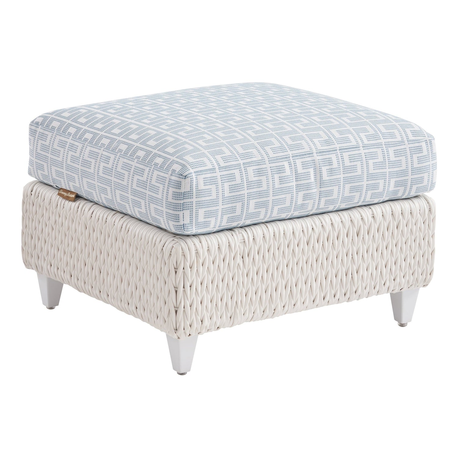 Tommy Bahama Outdoor Ocean Breeze Promenade Ottoman - 25"