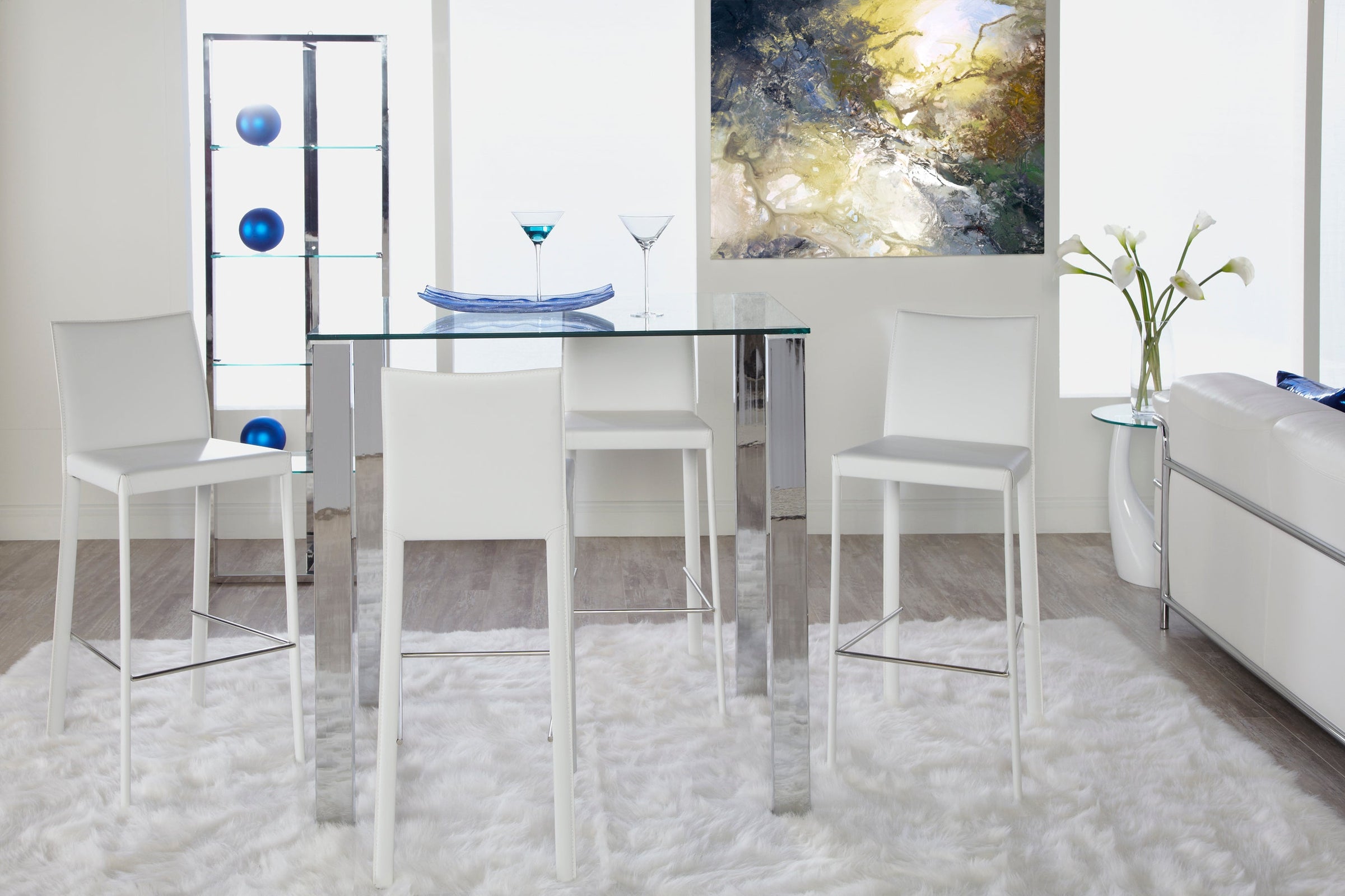 Euro Style Hasina Bar Stool - Set of 2