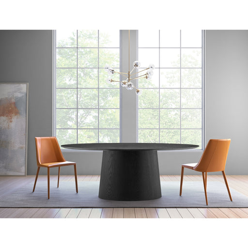 Euro Style Deodat 79-inch Oval Dining Table