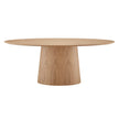 Euro Style Deodat 79-inch Oval Dining Table