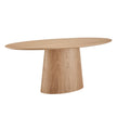 Euro Style Deodat 79-inch Oval Dining Table