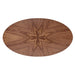 Euro Style Deodat 79" Oval Dining Table American Walnut