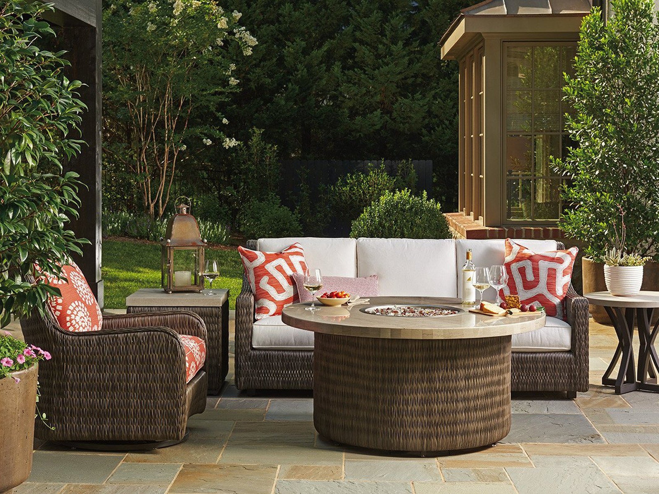 Tommy Bahama Outdoor Cypress Point Ocean Terrace Short Sofa