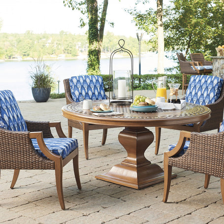 Tommy Bahama Outdoor Harbor Isle Round Dining Table
