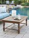 Tommy Bahama Outdoor Harbor Isle Rectangular Cocktail Table