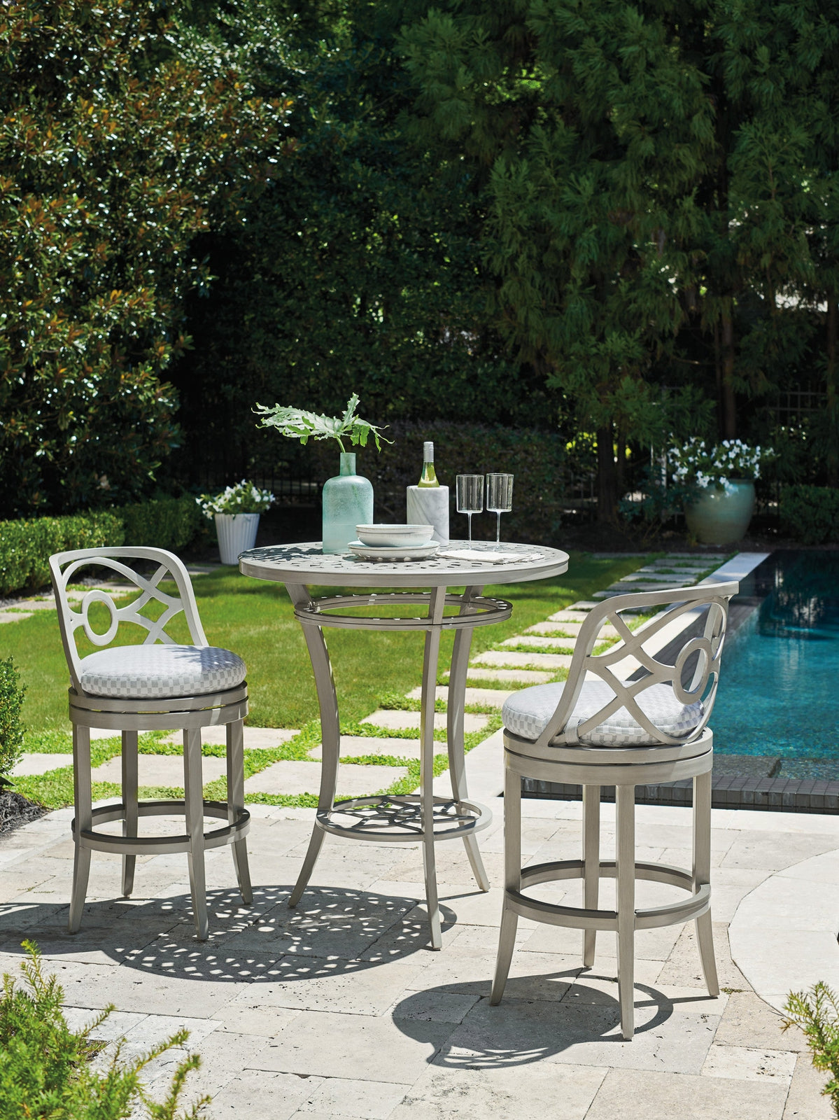 Tommy Bahama Outdoor Silver Sands Bistro Table