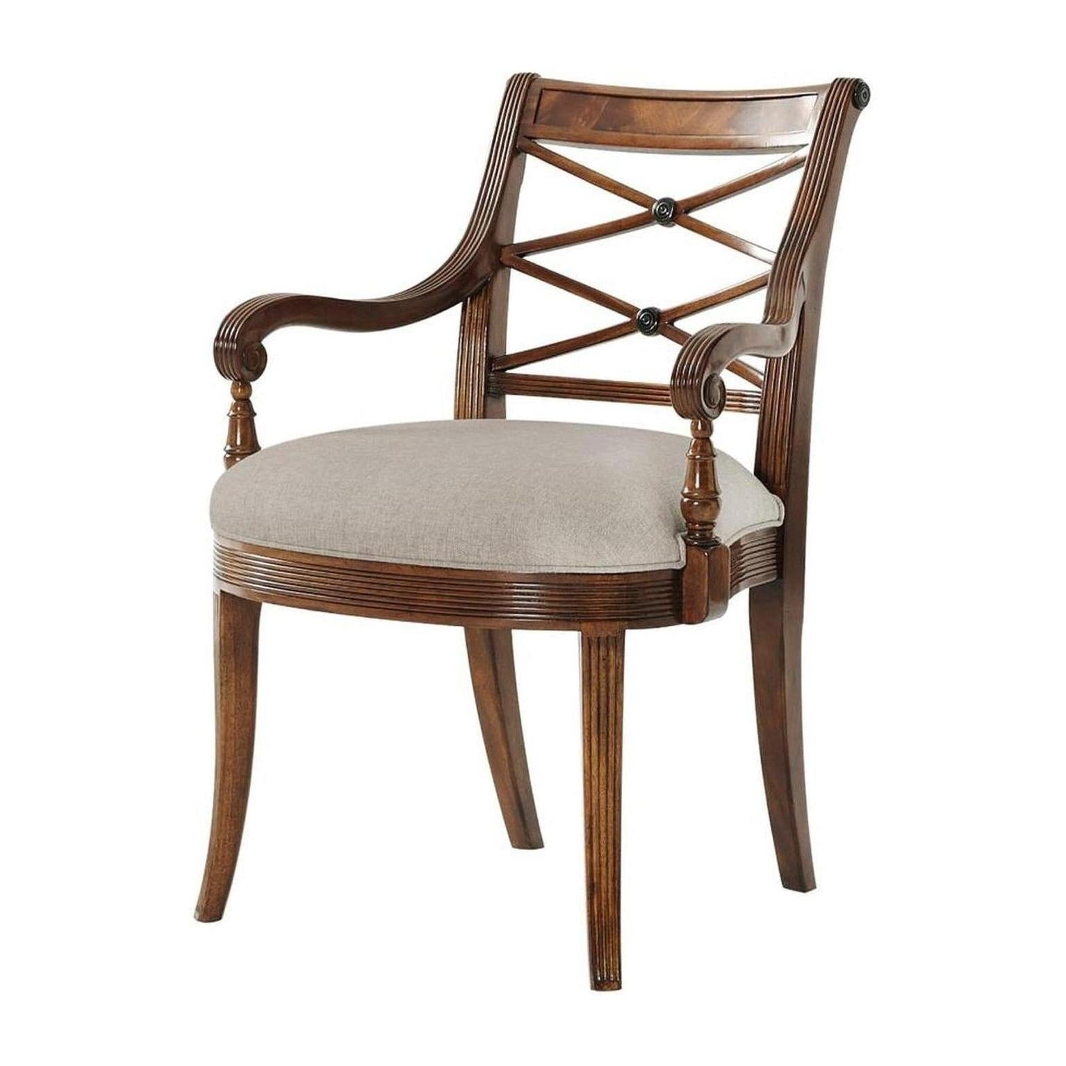 Theodore Alexander The Regency Visitor's Armchair - Set of 2
