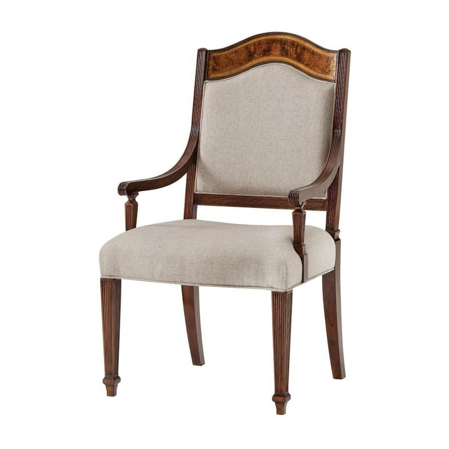 Theodore Alexander Sheraton's Satinwood Armchair - Set of 2