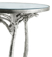 Michael Aram Palm Accent Table Nickel