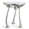 Michael Aram Palm Accent Table Nickel