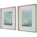 Uttermost Coastal Patina Modern Framed Prints - Set of 2