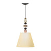 Lladro Firefly Ceiling Lamp Pink and Golden Luster US