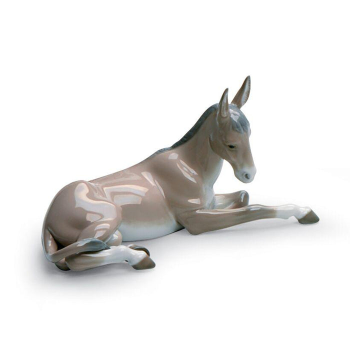 Lladro Donkey Naitvity Figurine