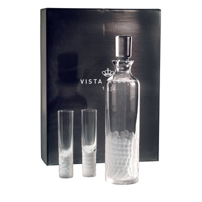 Vista Alegre Artic Case with Vodka Decanter and 4 Shots By Stephen Jones