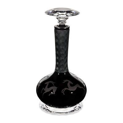 Vista Alegre Gazelle Case with Engraved Decanter