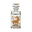 Vista Alegre Golden Whisky Decanter with Gold Horse