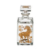 Vista Alegre Golden Whisky Decanter with Gold Horse